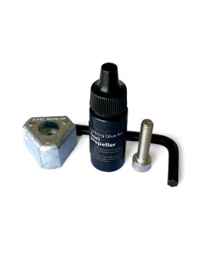 Anodo zinco triangolare, 3 Pale, 18