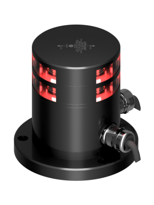 2nm 180° Red, Double, black anodized - Ice-Class