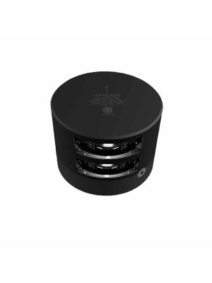 2nm 135° Stern light, double w/2,5 meter cable, black