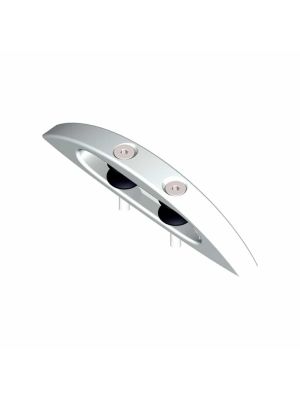 Closed Fairlead - 300 mm - Alluminio - Argento