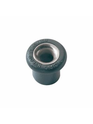 Boccola tonda in nylon Ø7mm H14mm con profiloacciaio inox