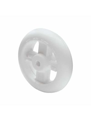 Doppio disco a chiusura salvavele, bianco