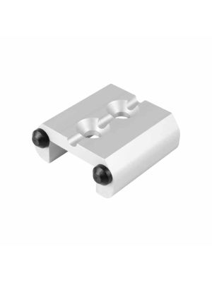 S30 End Stop, Alloy, 65mm x 76mm SILVER