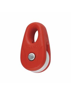 Micro bozzello KiteBlock con puleggia 16mm (2 pezzi) - Rosso
