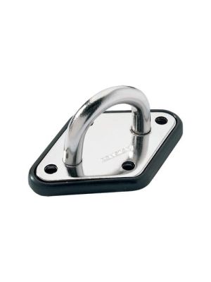 Cavallotto su base 83x35mm a quattro fori con fondo in Nylon