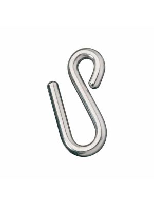 Gancio a S, Ø gancio 8mm, altezza 75,0mm, in acciaio inox