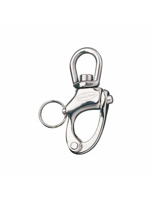 Moschettone, Ø apertura 16mm, lunghezza 72mm, con sgancio rapido