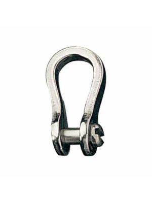 Grillo stretto con perno a vite, Ø perno 4.8mm, in acciaio inox