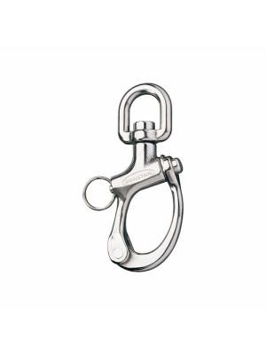 Moschettone, Ø apertura (A) 26mm, lunghezza 110mm, con sgancio rapido