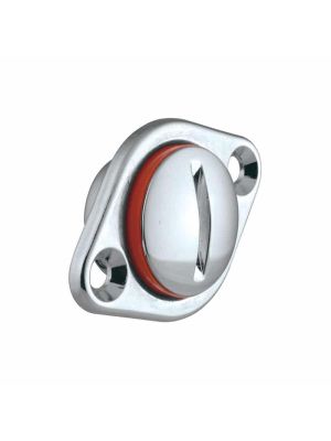 Chrome Brass Flush Drain