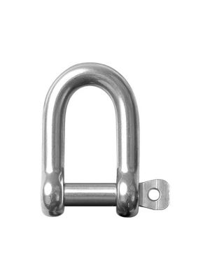 Shackle,D,Forged,Pin 8mm,L:32mm,W:16mm